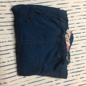 KOI Large Denim Blue Scrub Pants